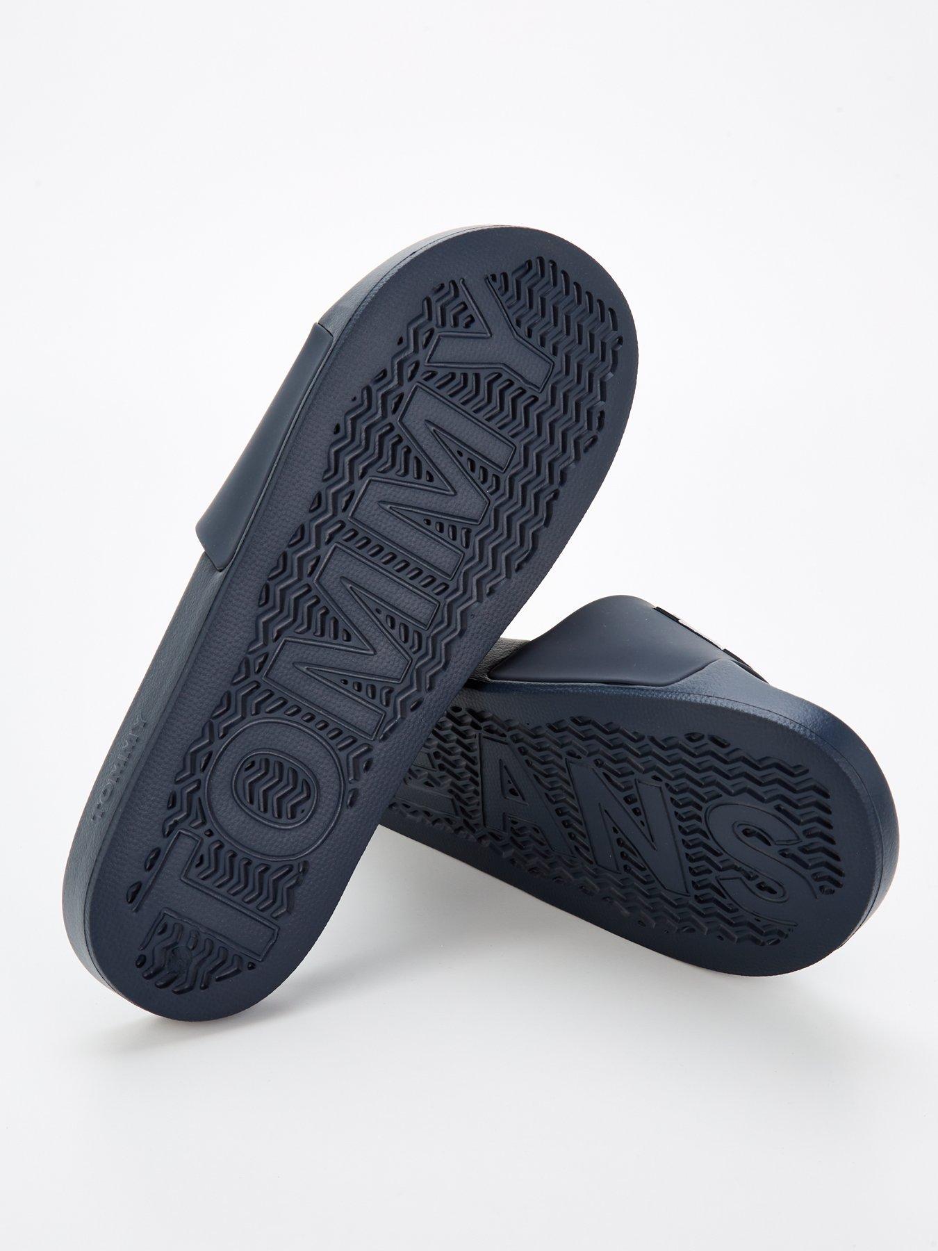 Image 7 of 7 of Tommy Jeans Tommy Jeans Flag Logo Pool Slide - Navy