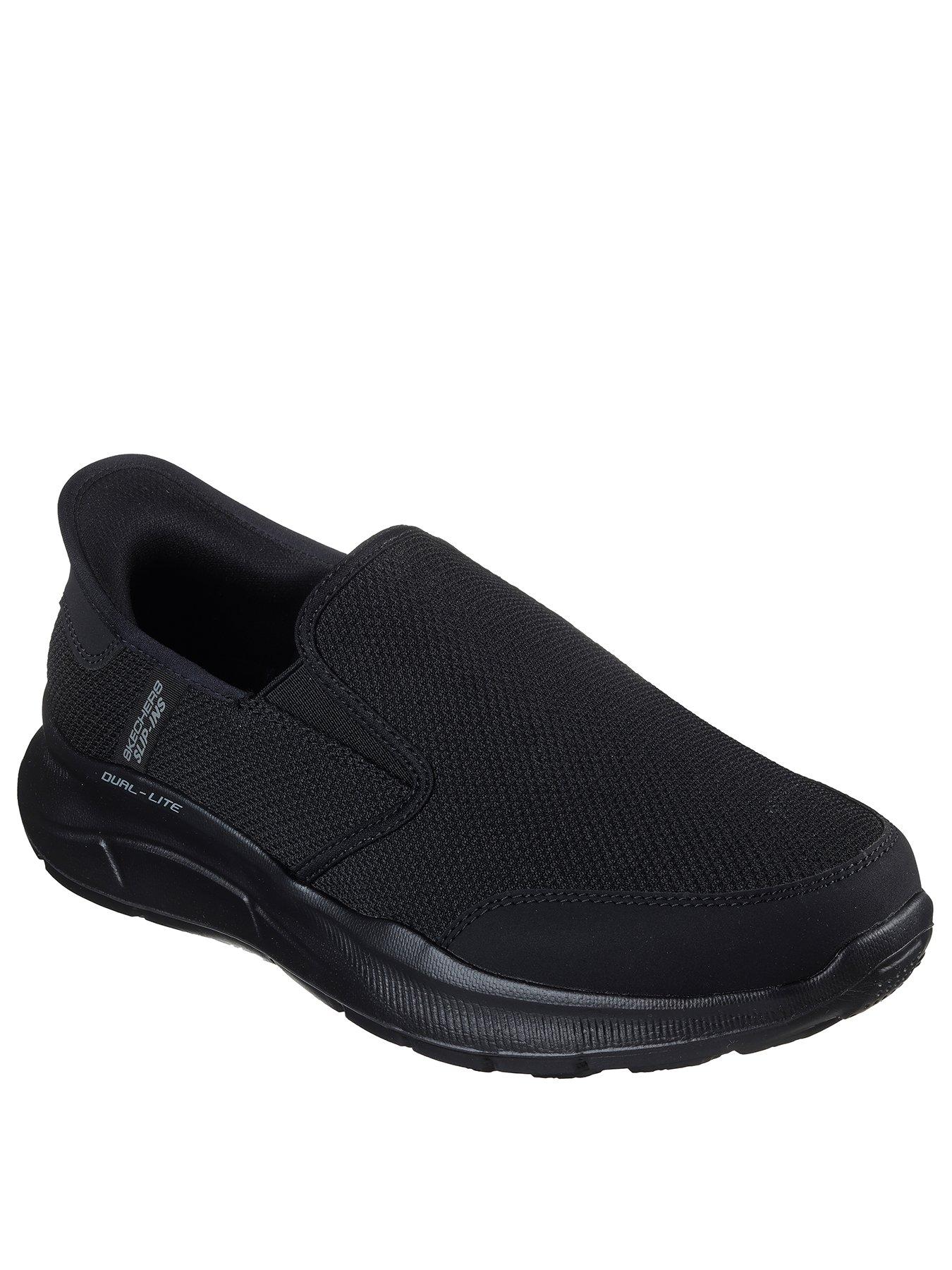 Image 2 of 5 of Skechers Skechers Slip-Ins Equalizer Relaxed Fit Trainers - Black Mesh