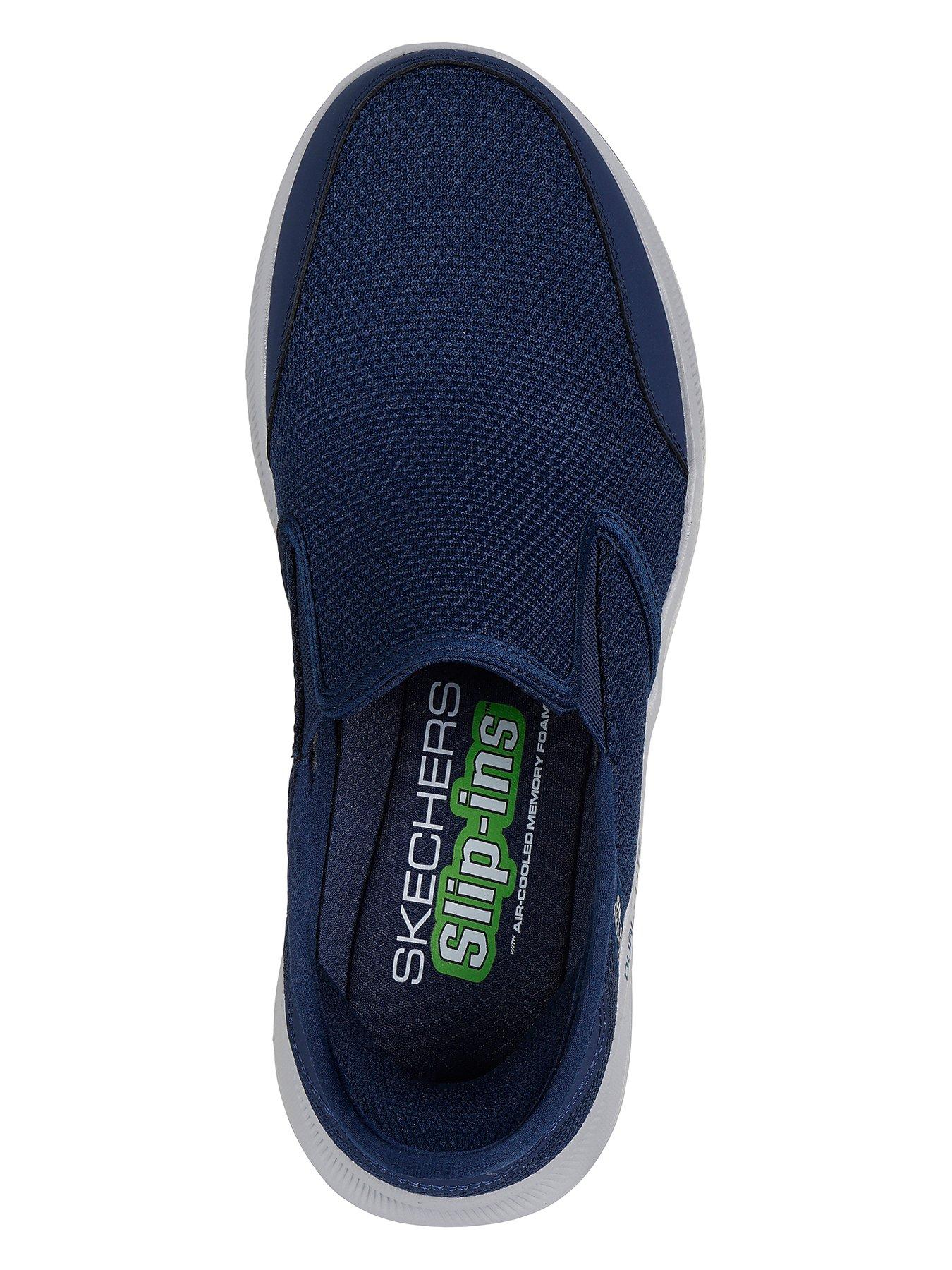 skechers-skechers-slip-ins-equalizer-relaxed-fit-trainers-navy-meshoutfit