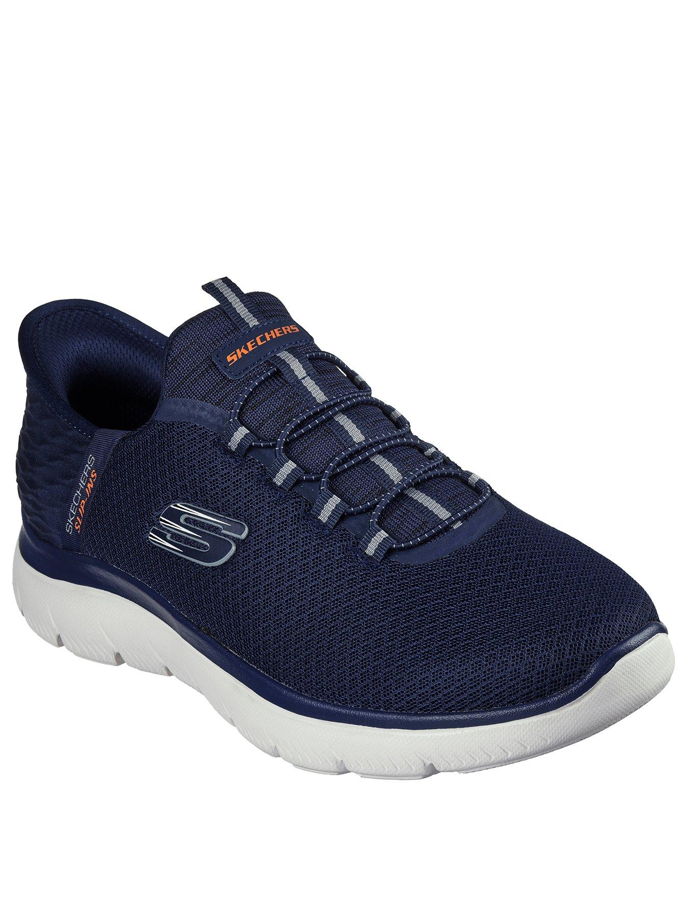 Image 2 of 5 of Skechers Skechers Summits Slip-Ins Trainers - Navy Mesh