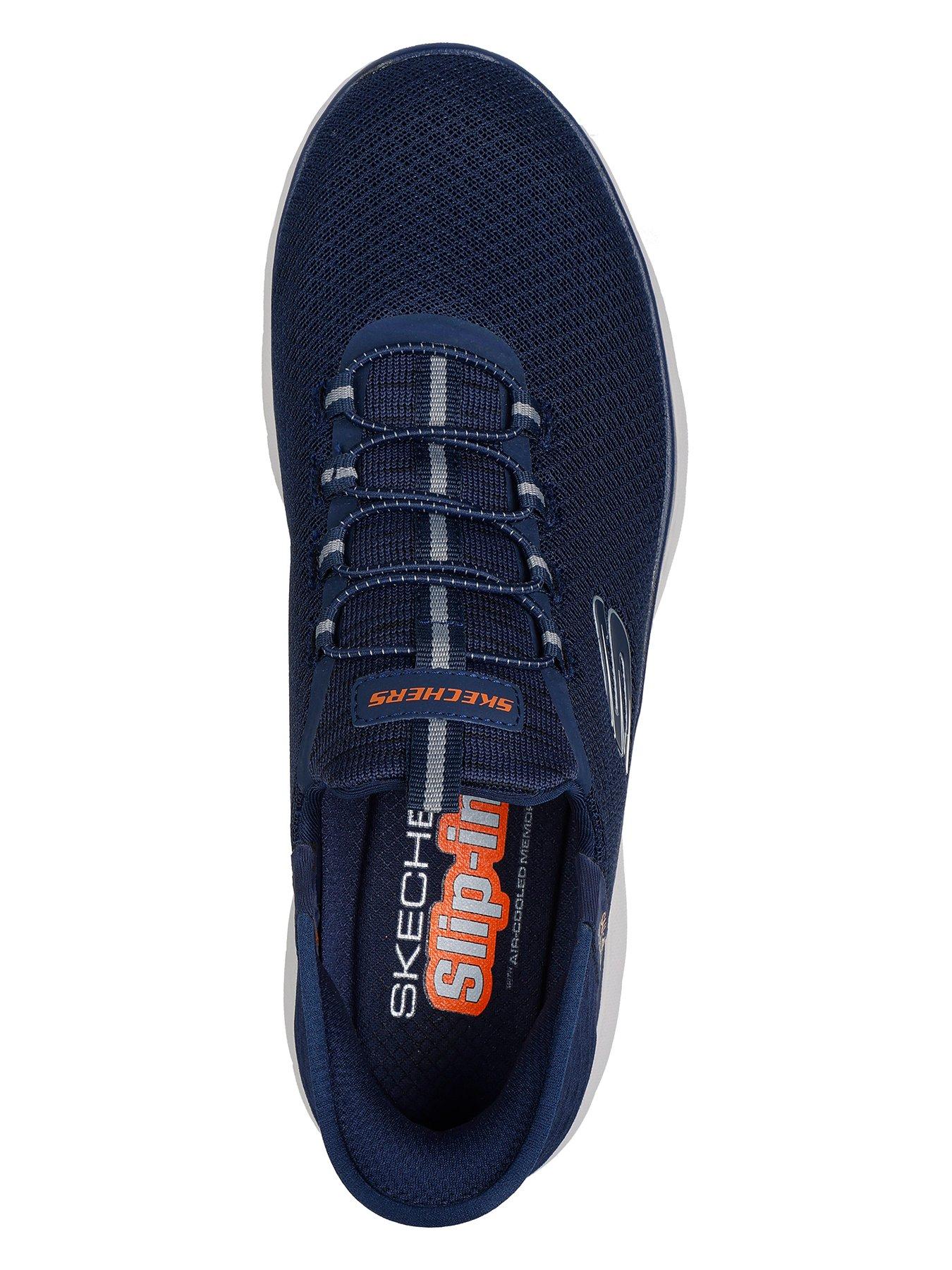 Image 3 of 5 of Skechers Skechers Summits Slip-Ins Trainers - Navy Mesh