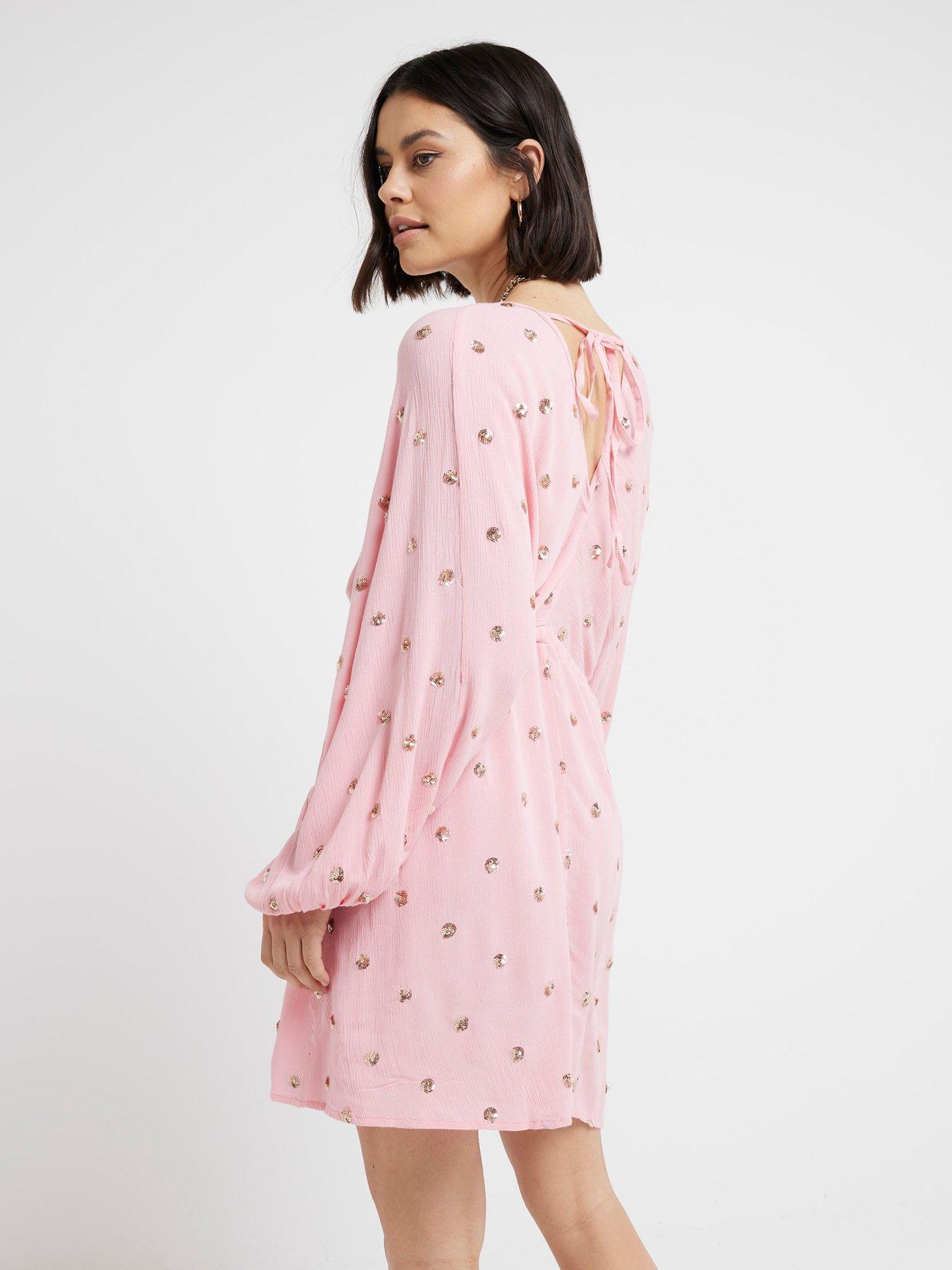 river-island-spot-sequin-mini-dress-pinkstillFront