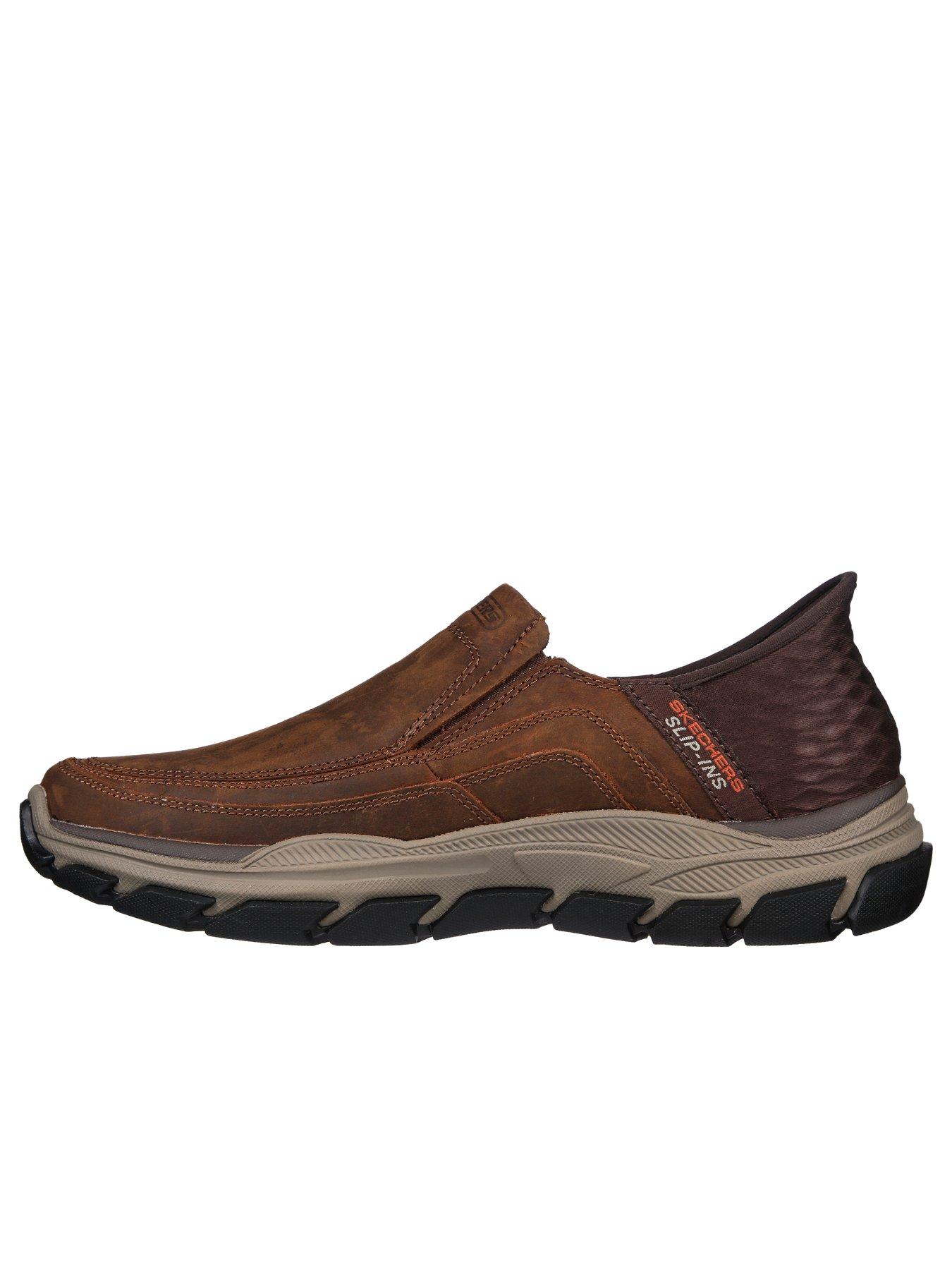 Image 5 of 5 of Skechers Skechers Respected Slip-Ins Casual Slip On Shoes - Dark Brown Leather