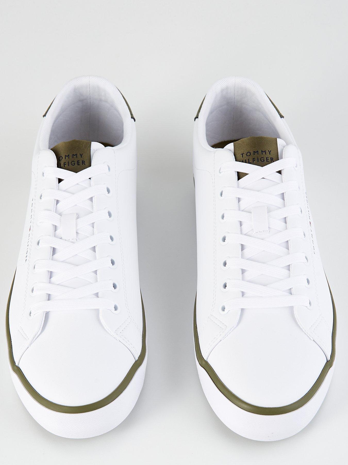 tommy-hilfiger-tommy-hilfiger-hi-vulcanised-perforated-sneaker-whitegreenoutfit