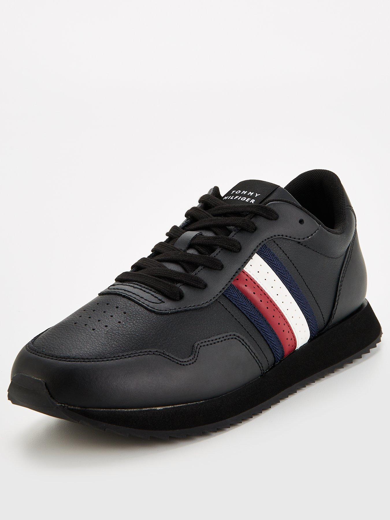 tommy-hilfiger-tommy-hilfiger-evo-leather-mix-essential-runner-blackstillFront