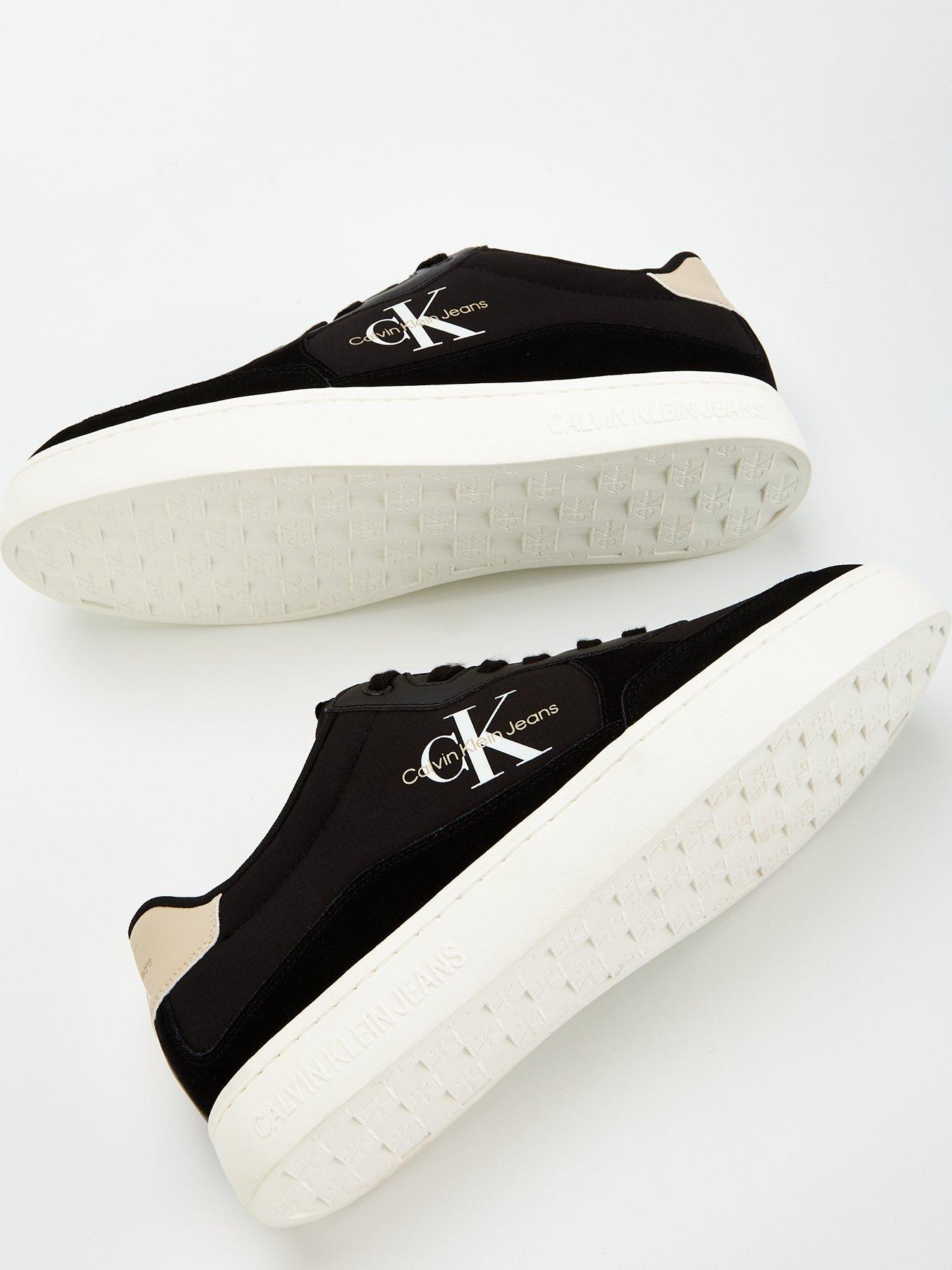 calvin-klein-jeans-calvin-klein-jeans-mixed-material-cupsole-sneaker-blackwhitedetail