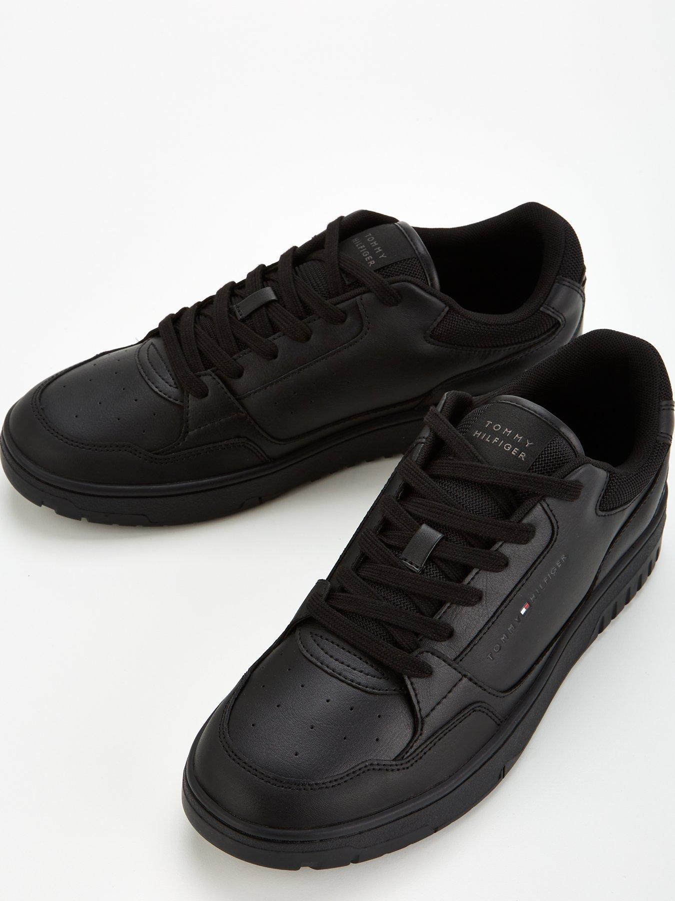 tommy-hilfiger-tommy-hilfiger-leather-essential-basket-trainers-blackoutfit