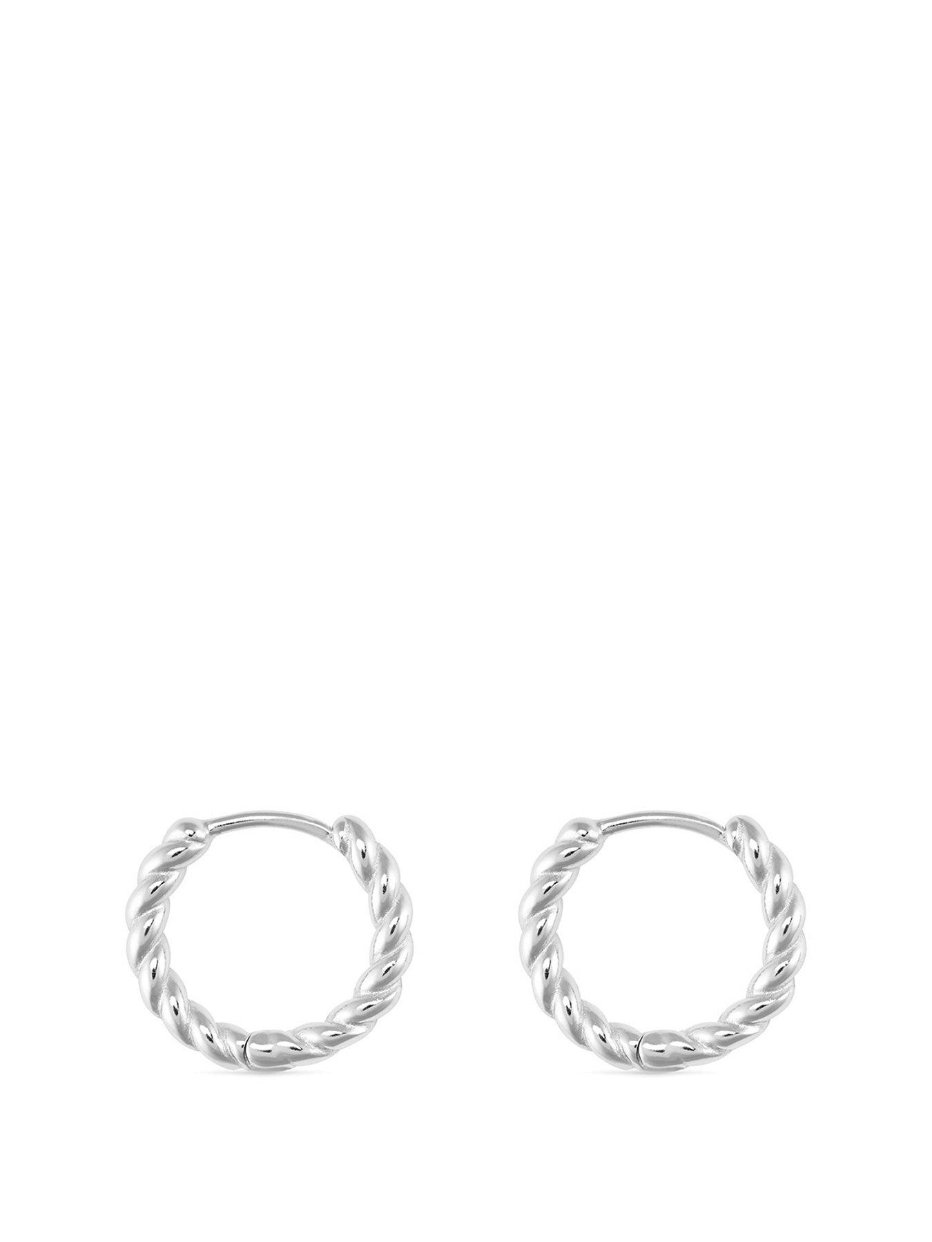 elk-bloom-small-silver-thin-hoop-earrings-silver