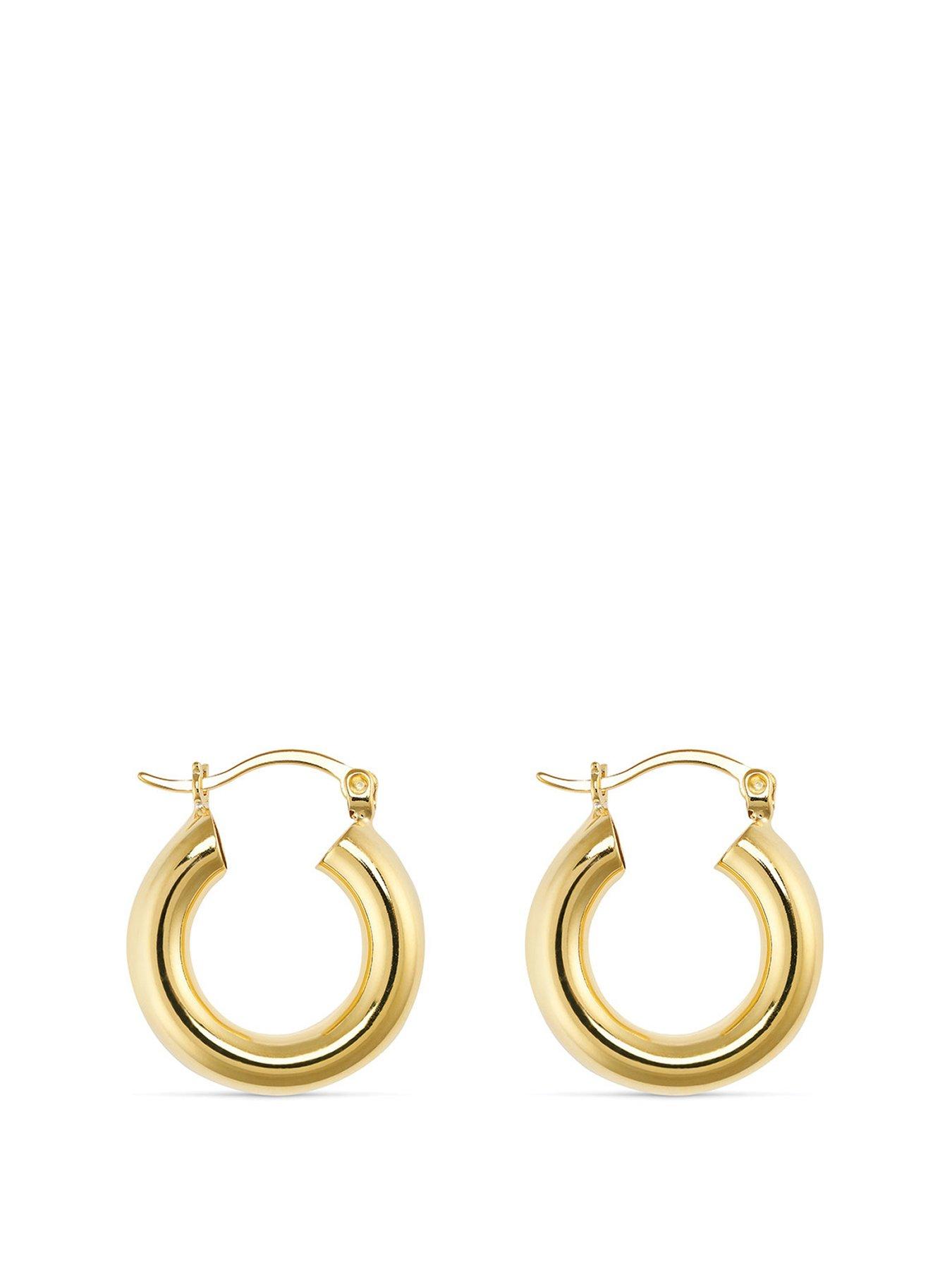 elk-bloom-small-14k-gold-plated-thick-hoops