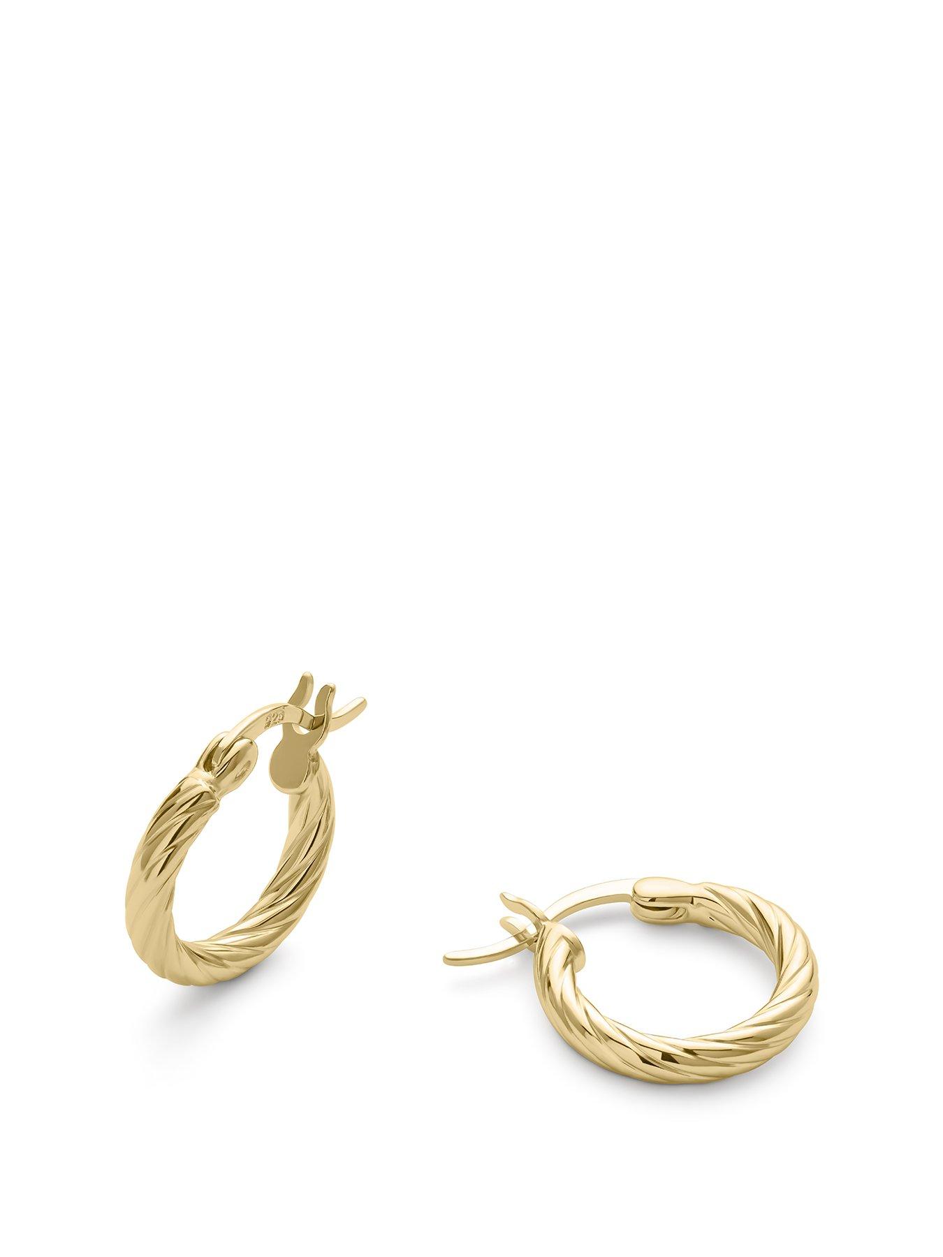 elk-bloom-small-gold-twist-huggie-hoop-earrings-gold