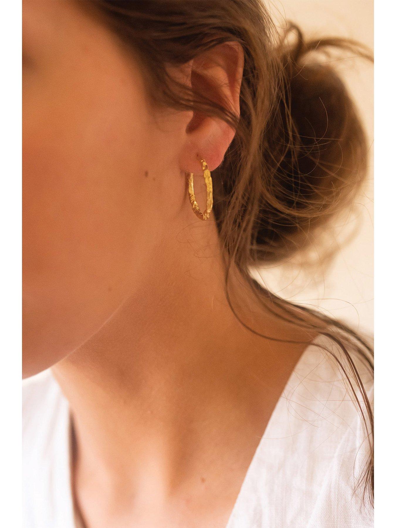 elk-bloom-14k-medium-gold-plated-thin-hoop-earringsback