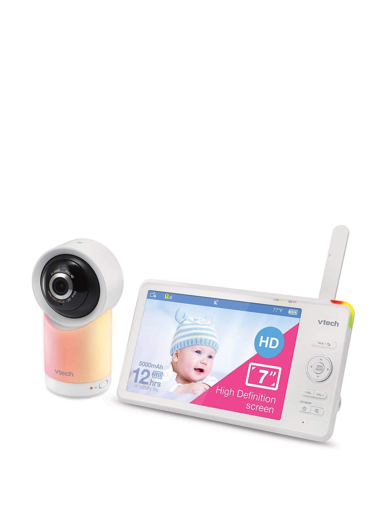 Image 1 of 6 of VTech RM7766HD 7" Smart Wi-Fi 1080p Pan and Tilt Baby Monitor