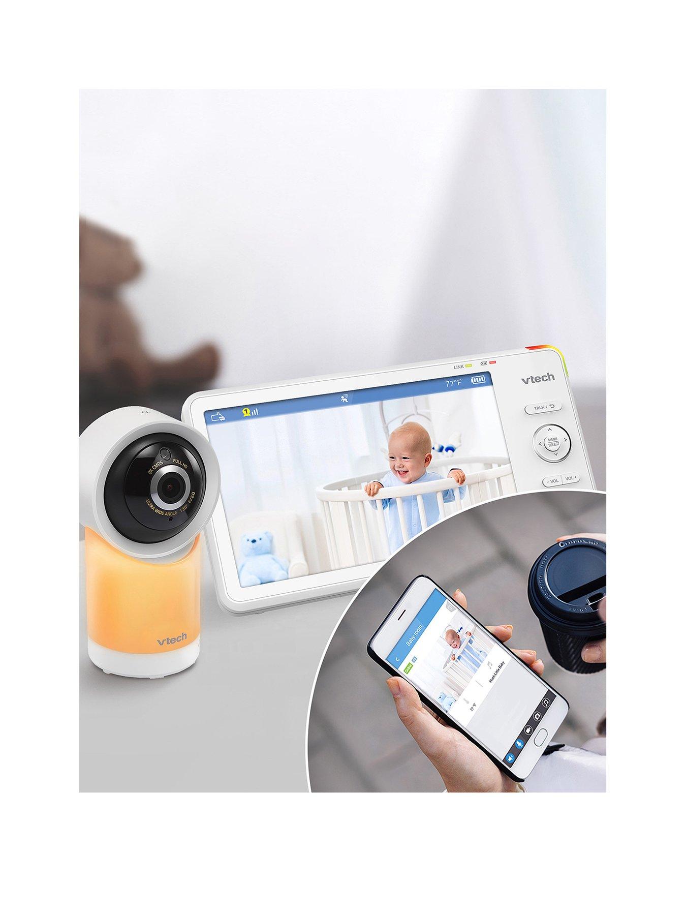 Image 2 of 5 of VTech RM5766HD.5" Smart Wi-Fi 1080p Pan &amp; Tilt Baby Monitor