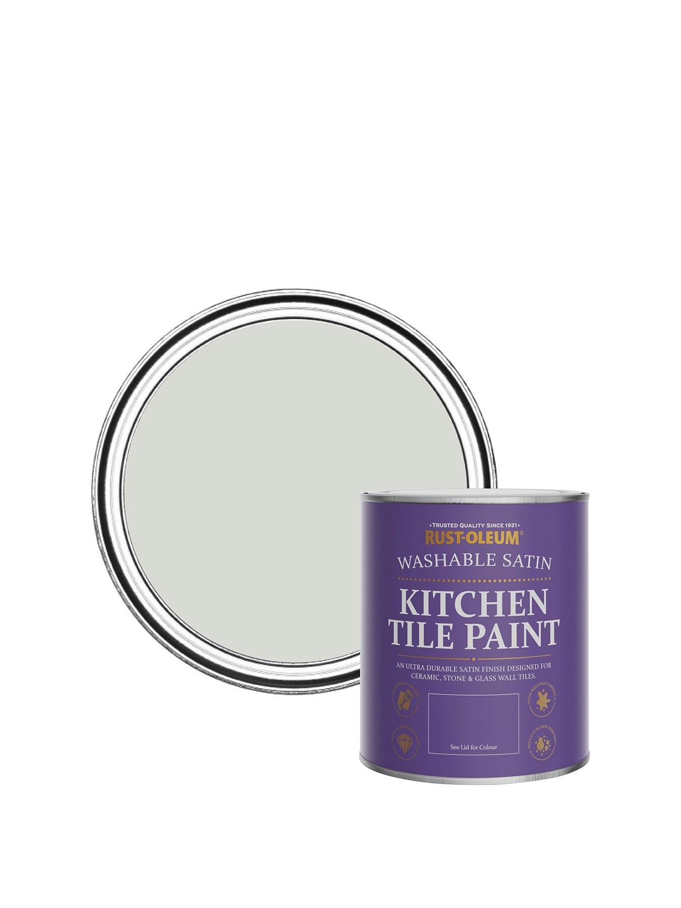 Rust-Oleum Rust-oleum Kitchen Tile Satin Winter Grey 750ml