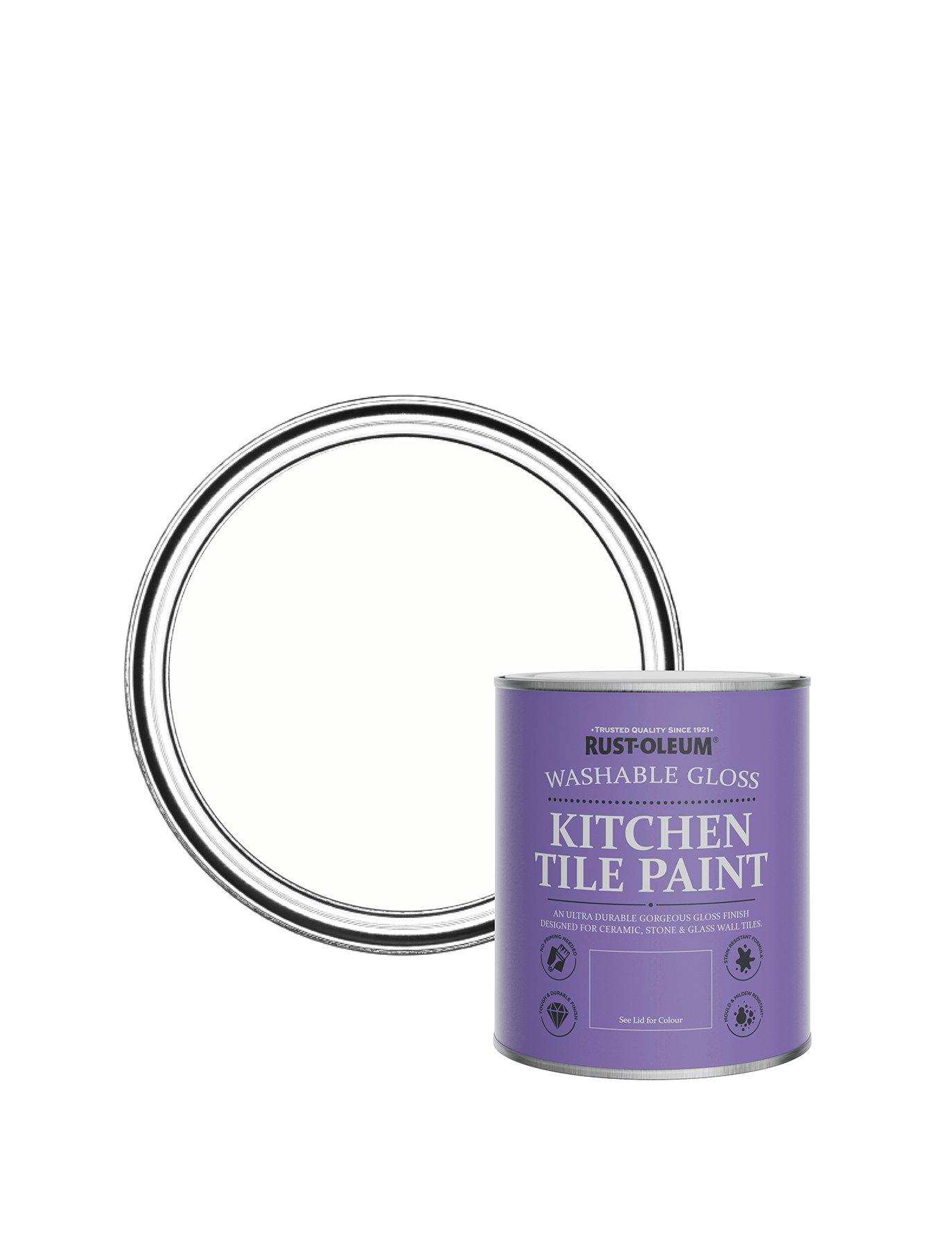 Rust-Oleum Kitchen Tile Gloss Chalk White 750ml
