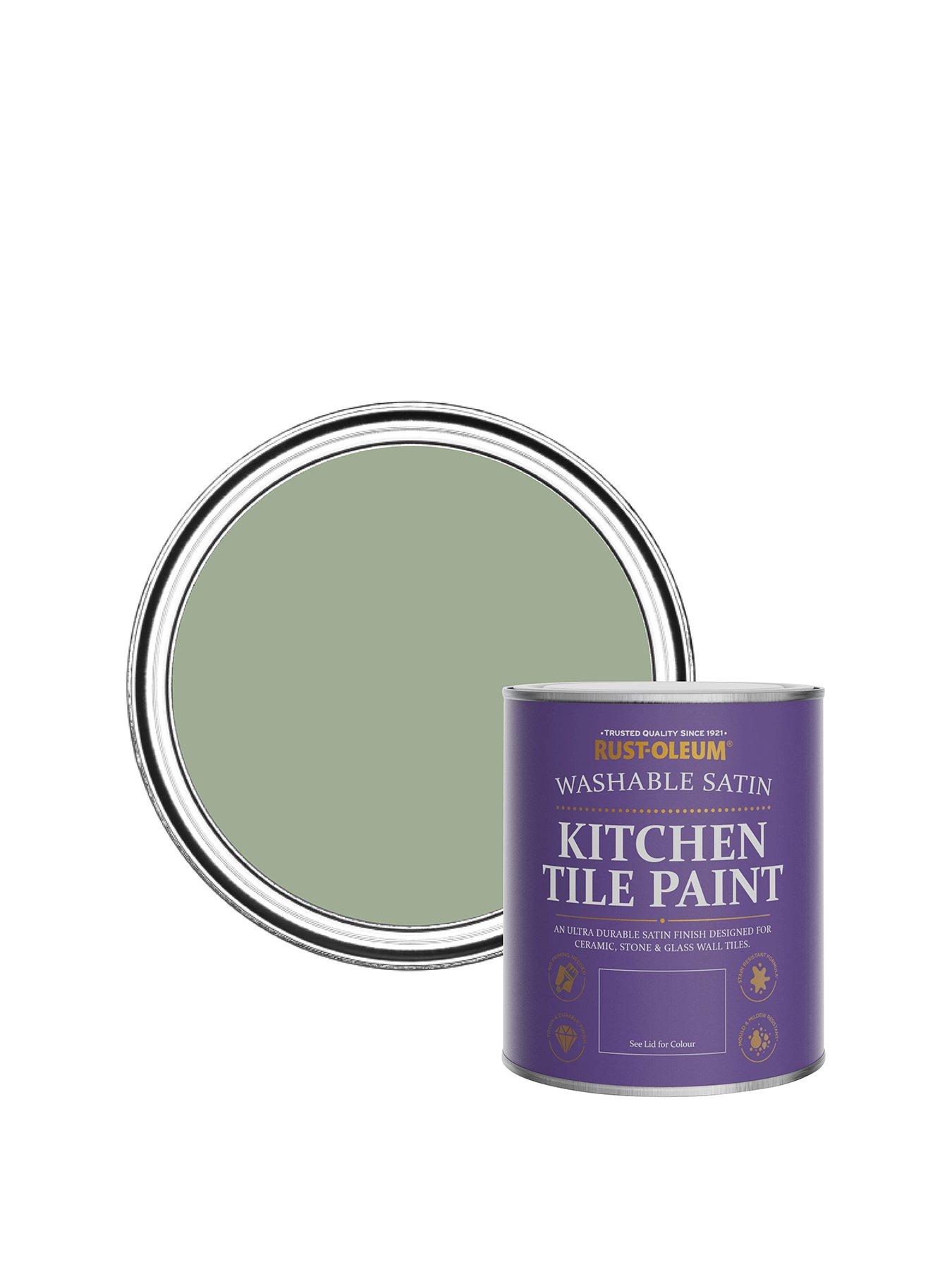 undefined Satin Finish Kitchen Tile Paint in Bramwell – 750 ml Tin