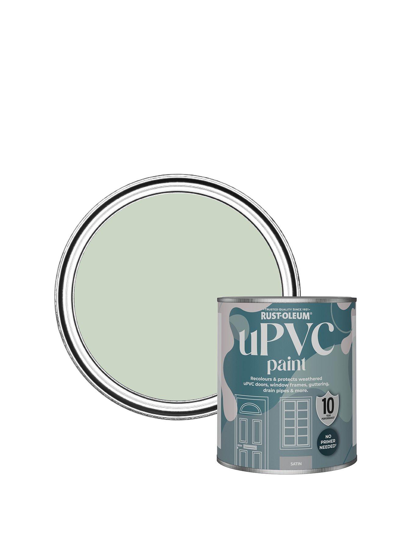 Rust-Oleum Satin Finish uPVC Paint - Laurel Green
