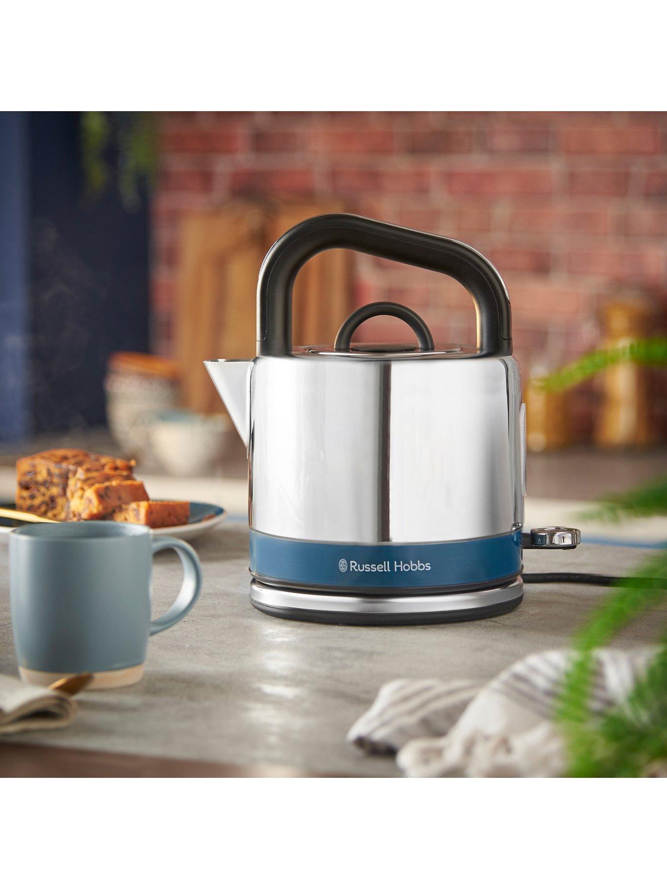 Image 2 of 7 of Russell Hobbs Distinctions Kettle and 2-Slice Toaster Bundle - Ocean Blue
