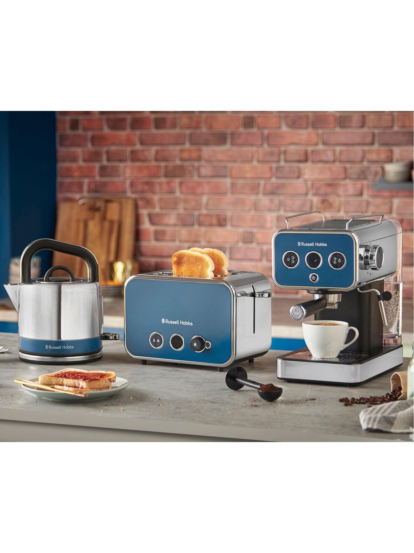 Image 7 of 7 of Russell Hobbs Distinctions Kettle and 2-Slice Toaster Bundle - Ocean Blue