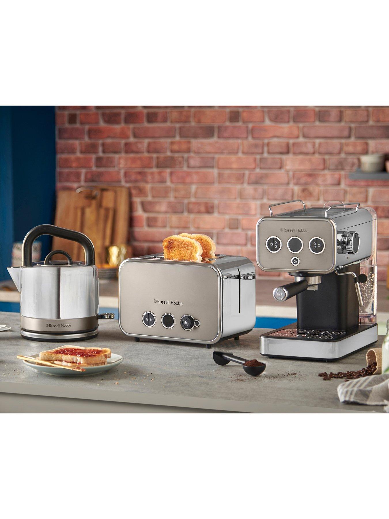 Image 7 of 7 of Russell Hobbs Distinctions Kettle and 2-Slice Toaster Bundle -&nbsp;Titanium