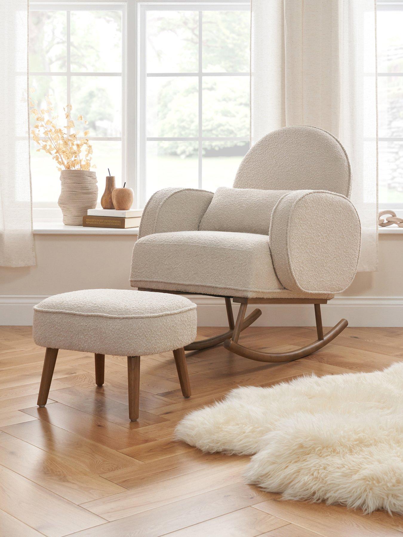 undefined Micah Nursing Chair - Boucle Biscuit