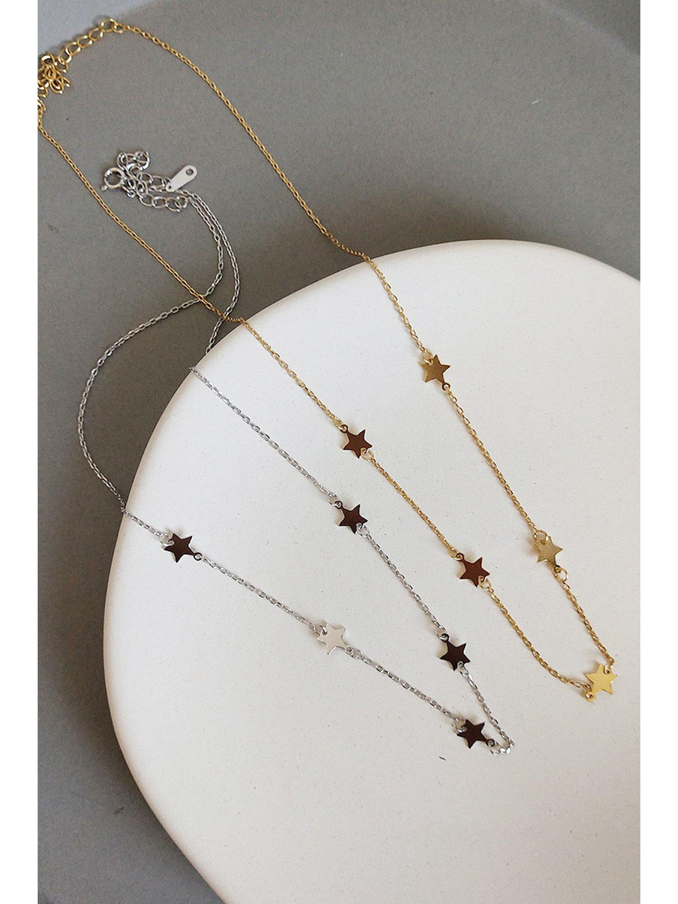 elk-bloom-dainty-sterling-silver-star-choker-silveroutfit