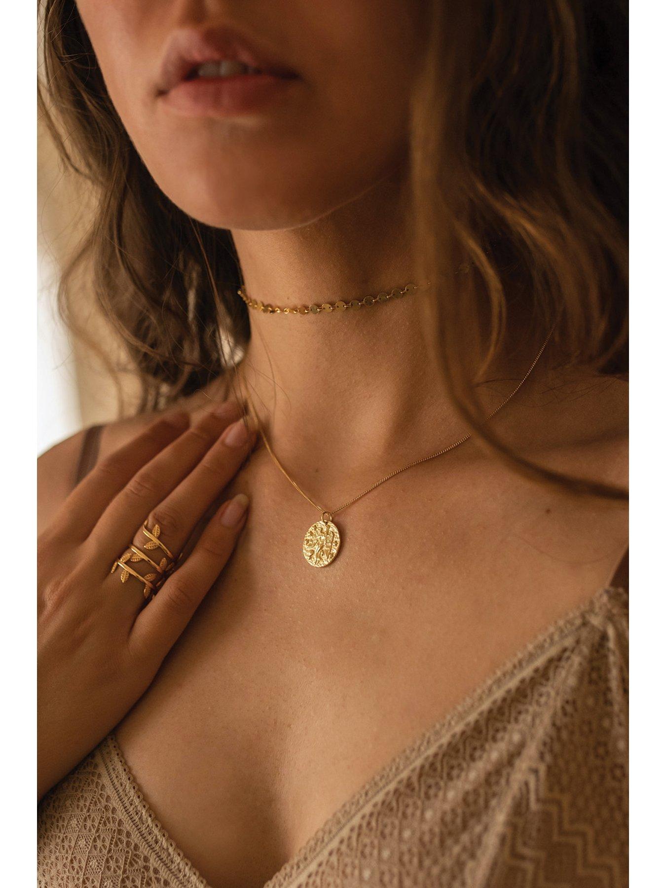 elk-bloom-dainty-gold-plated-14k-disc-chokerback