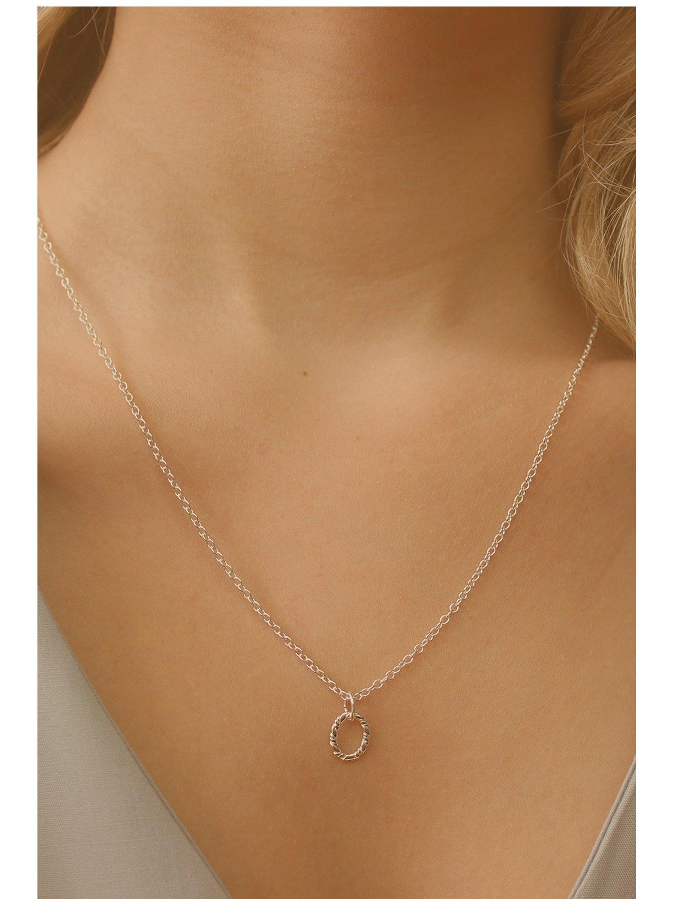undefined Dainty Silver Chain Necklace - Silver