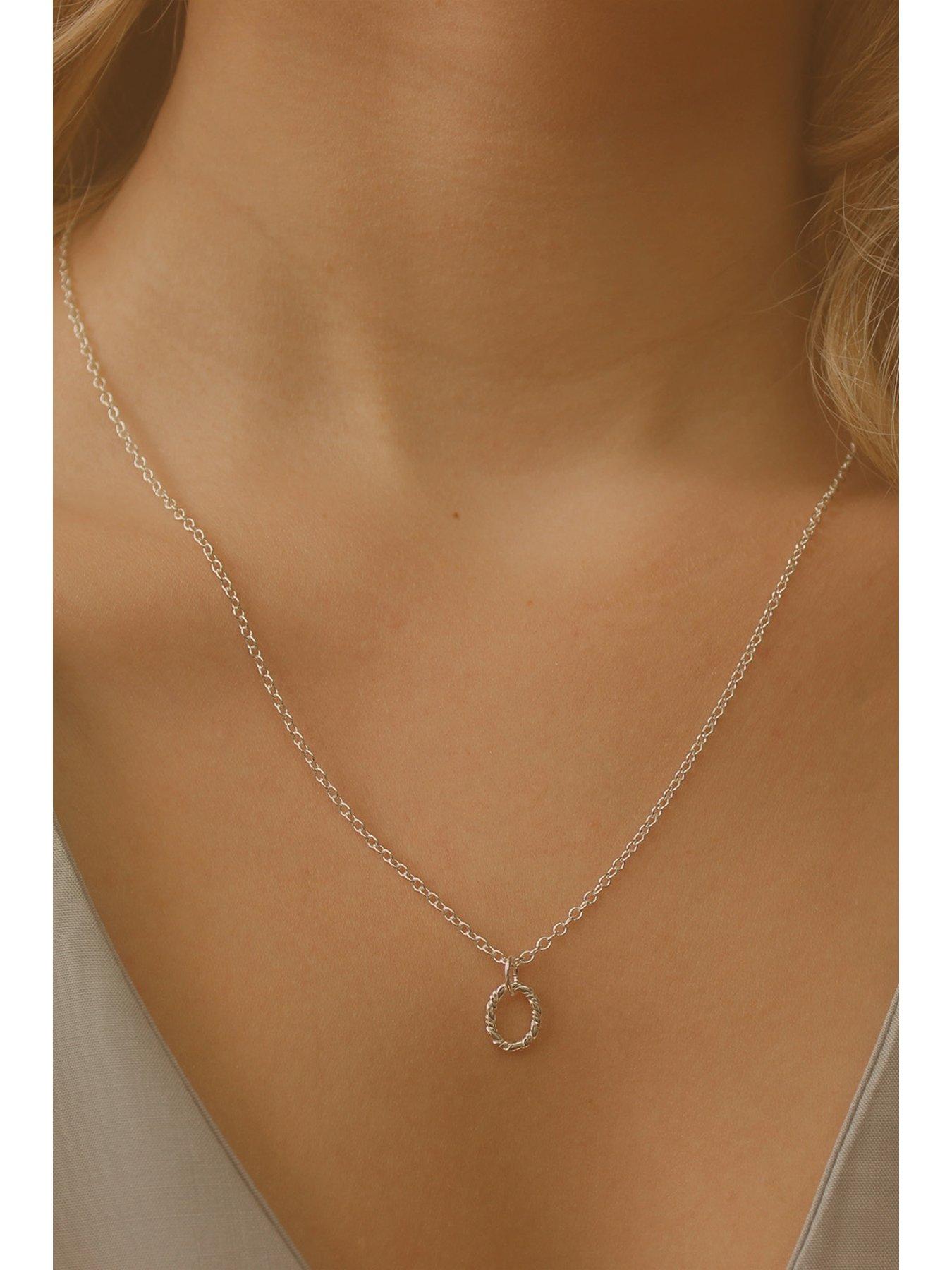 elk-bloom-dainty-silver-chain-necklace-silverstillFront