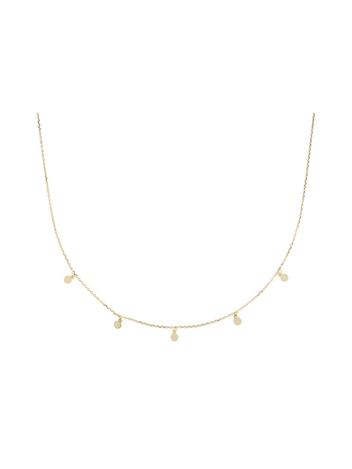 elk-bloom-dainty-18k-gold-plated-disc-choker-necklace