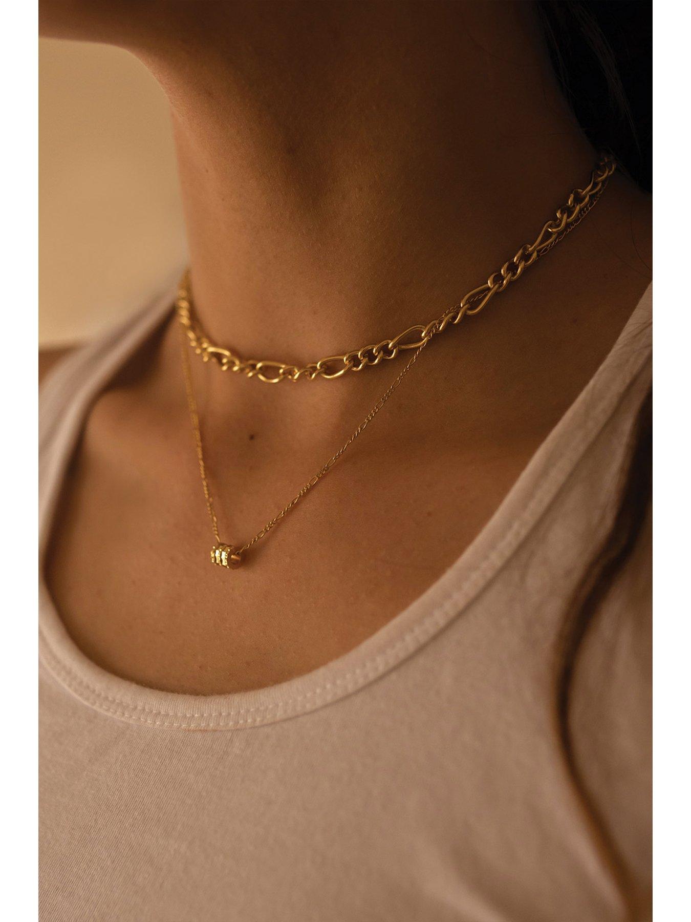 elk-bloom-thin-18k-gold-plated-link-chain-necklaceback