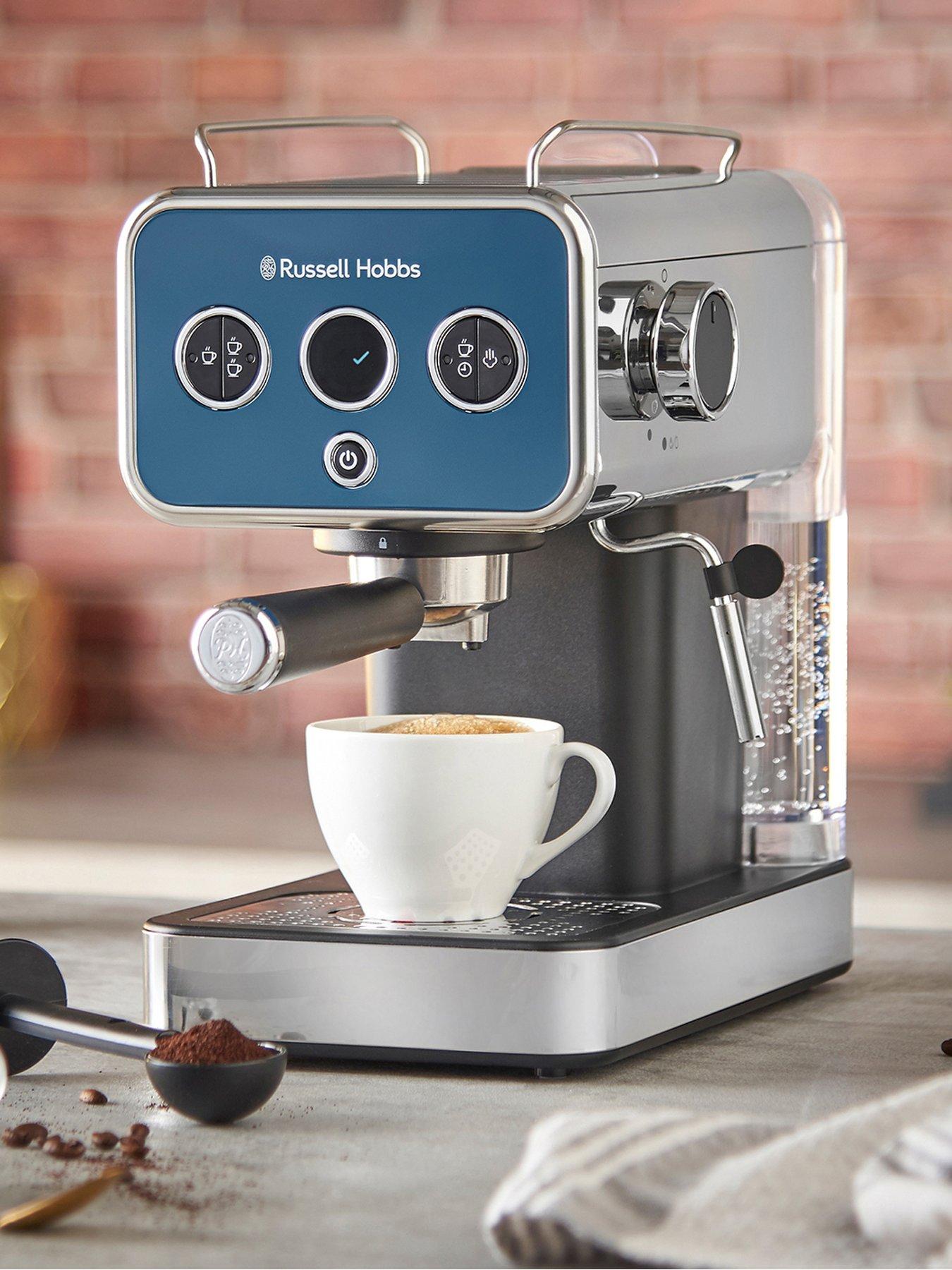 russell-hobbs-distinctions-espresso-machine-ocean-blue