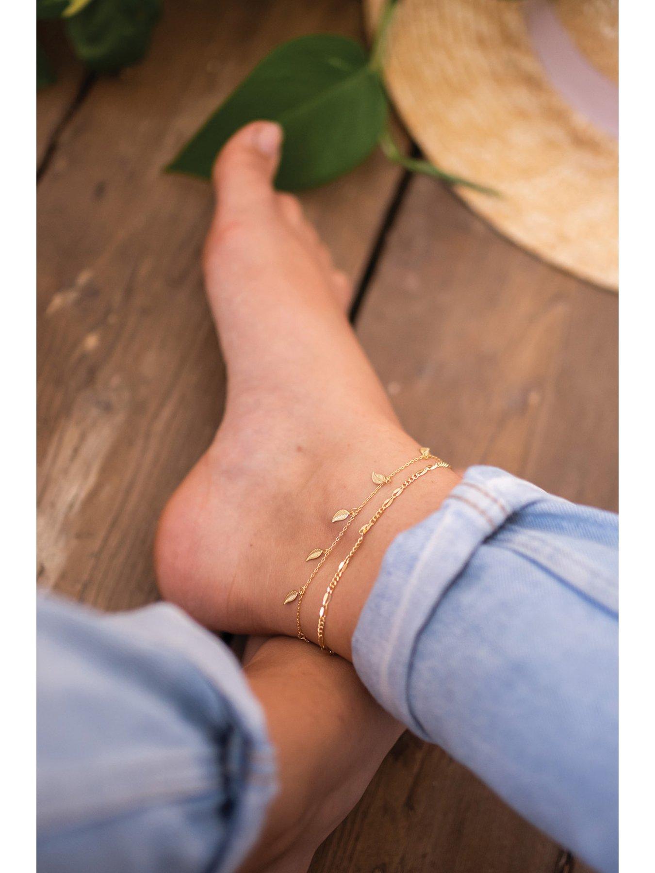 elk-bloom-delicate-14k-gold-plated-leaf-ankletback