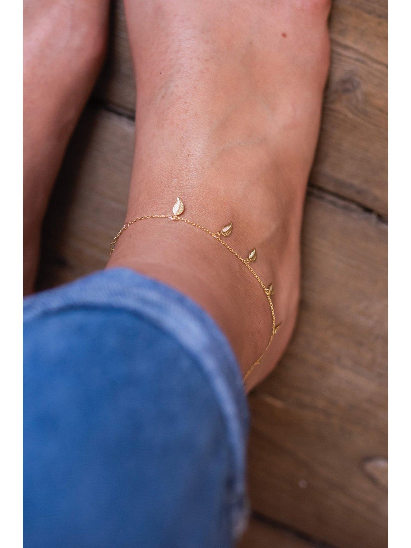 elk-bloom-delicate-14k-gold-plated-leaf-ankletdetail