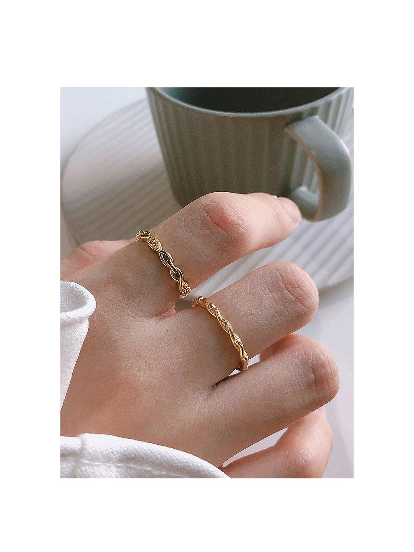 elk-bloom-14k-gold-plated-link-stackable-ringback