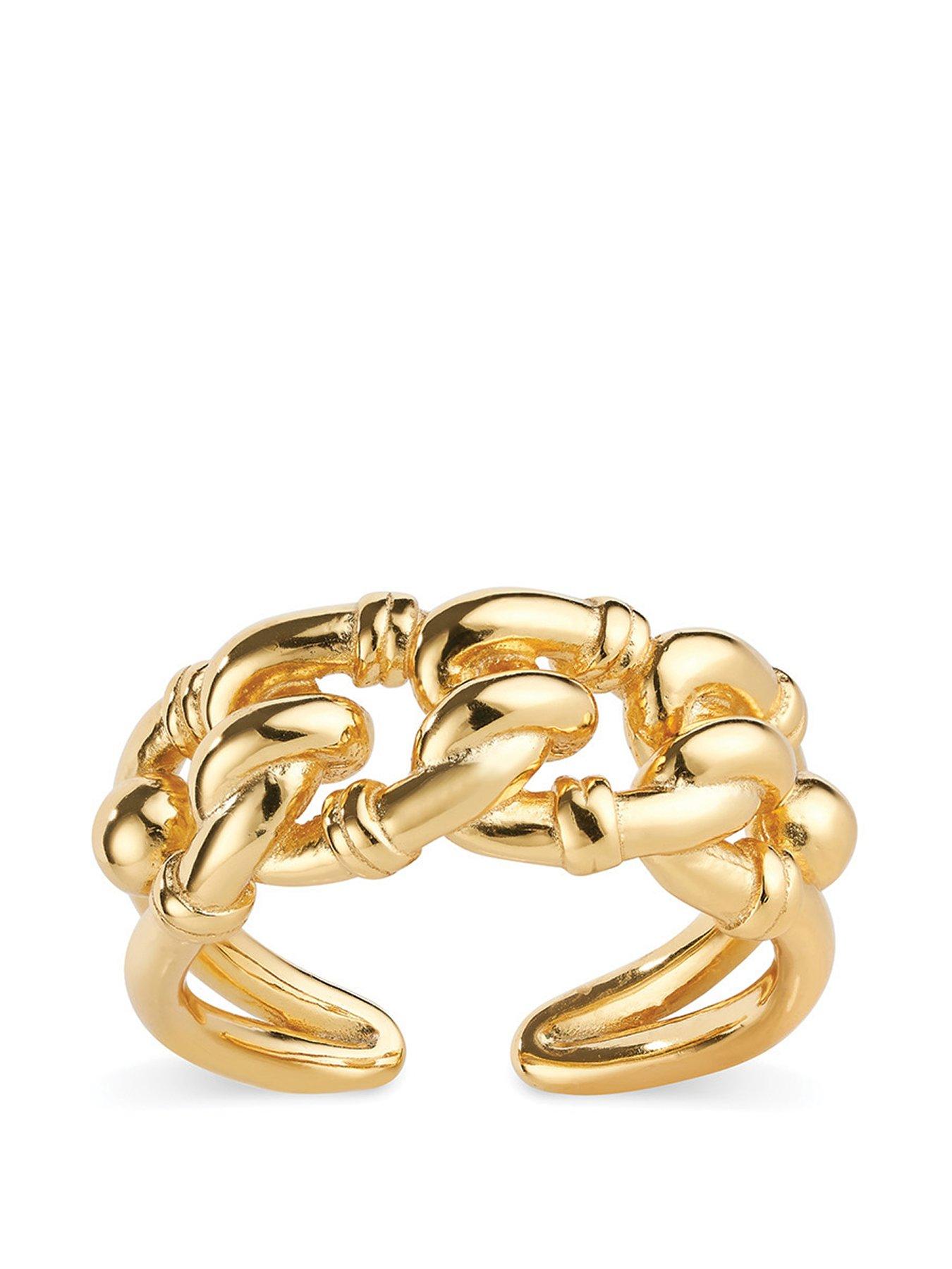 elk-bloom-thick-18k-gold-plated-chain-link-ring