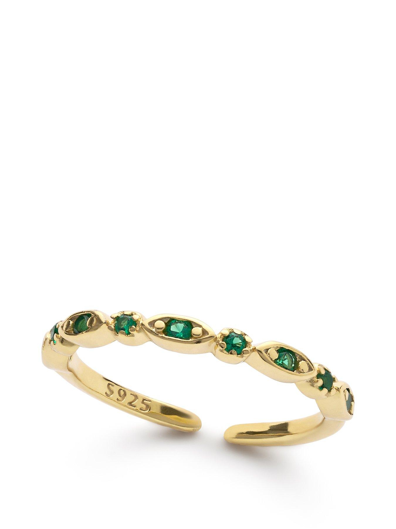 elk-bloom-14k-dainty-gold-plated-green-crystal-ringstillFront