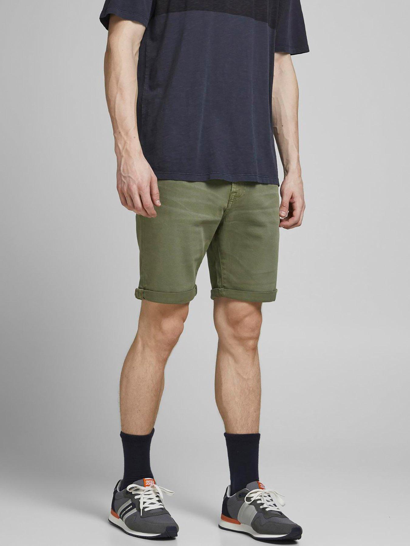 jack-jones-jack-amp-jones-5-pocket-denim-shorts-green