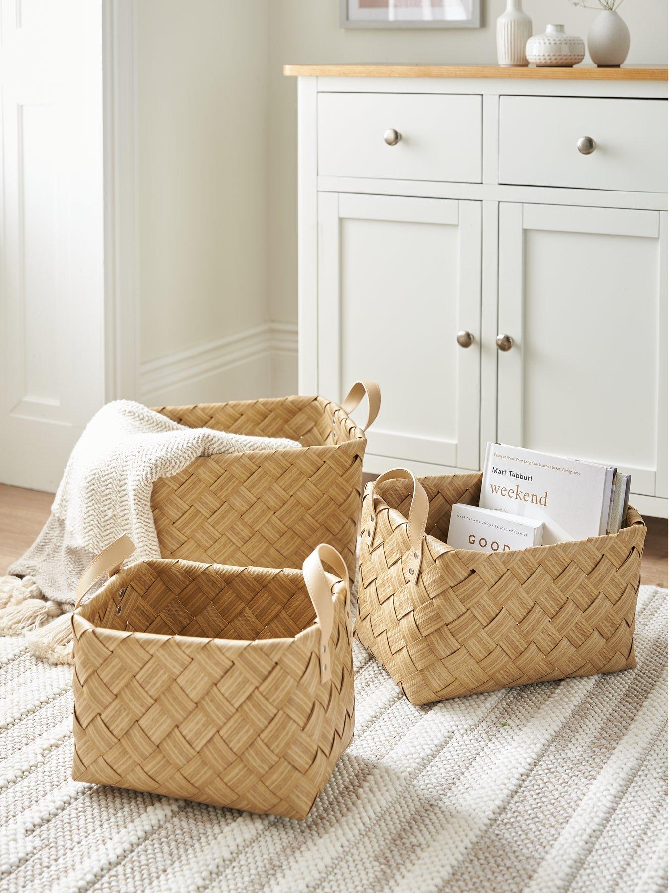 very-home-set-of-3-check-woven-baskets