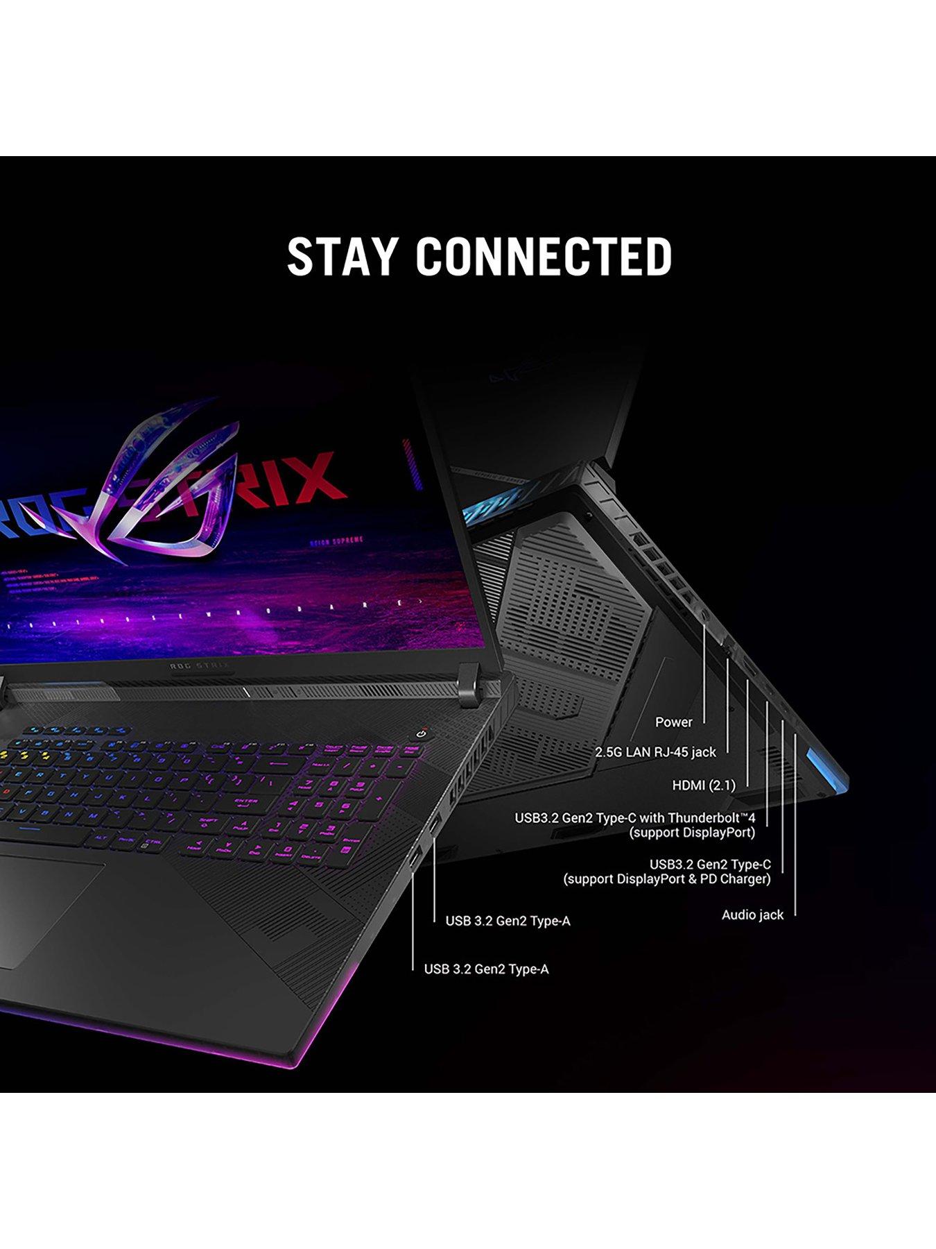 Image 6 of 7 of Asus Strix SCAR 16 G834JYR-R6019W Gaming Laptop - 18in 2.5K 240Hz, RTX 4090, Intel Core i9, 32GB RAM, 2TB SSD