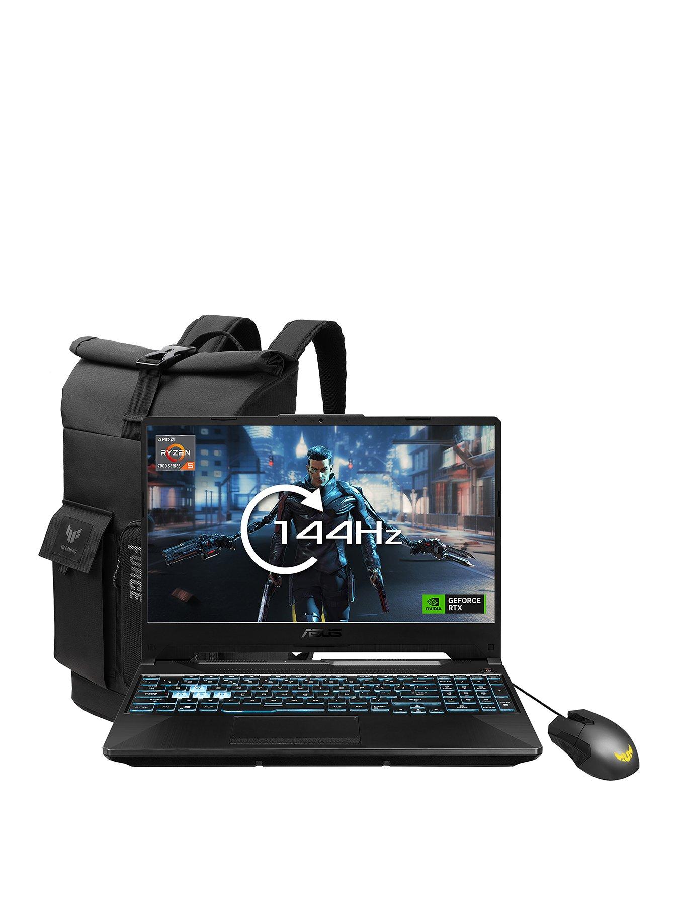 Image 1 of 7 of Asus TUF FA506NC-HN010W, RTX 3050 AMD, Ryzen 5, 16GB RAM 512GB fast SSD storage, 15.6in Gaming Laptop