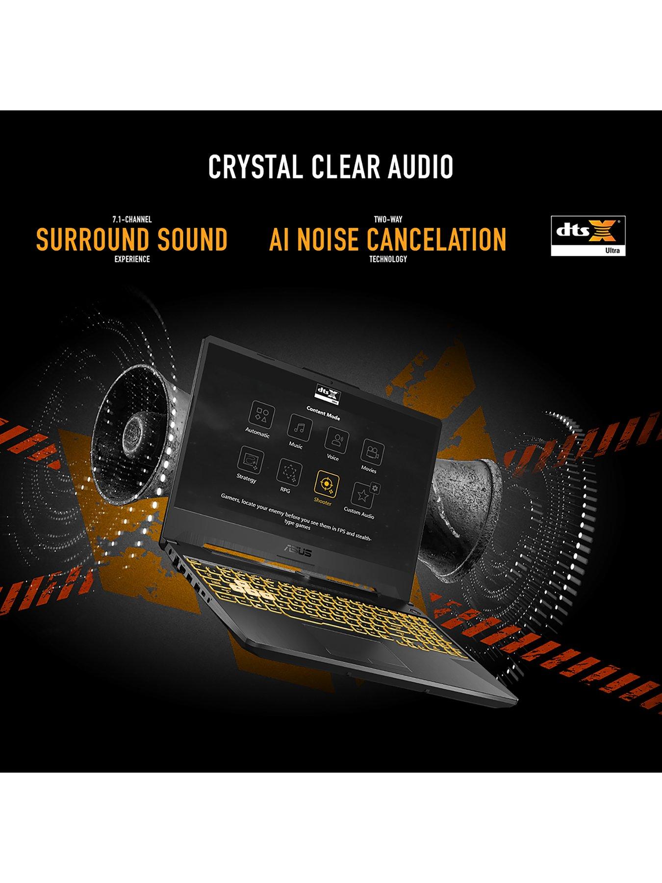 Image 6 of 7 of Asus TUF FA506NC-HN010W, RTX 3050 AMD, Ryzen 5, 16GB RAM 512GB fast SSD storage, 15.6in Gaming Laptop