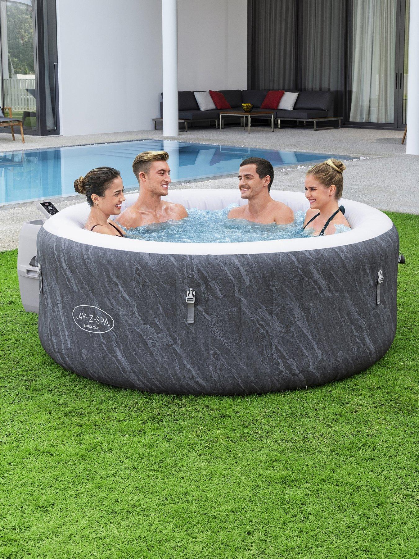 Lay-Z-Spa Boracay AirJet Inflatable Hot Tub (2-4 People)
