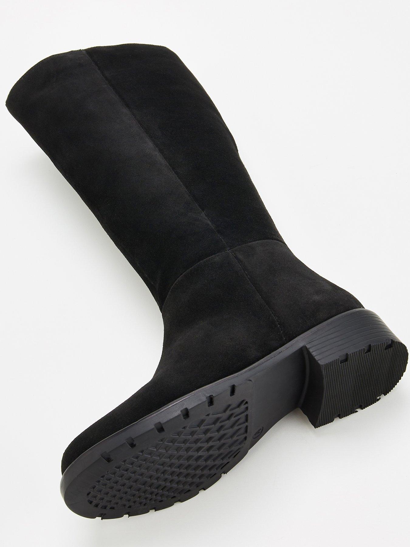 v-by-very-real-suede-flat-knee-boot-blackdetail