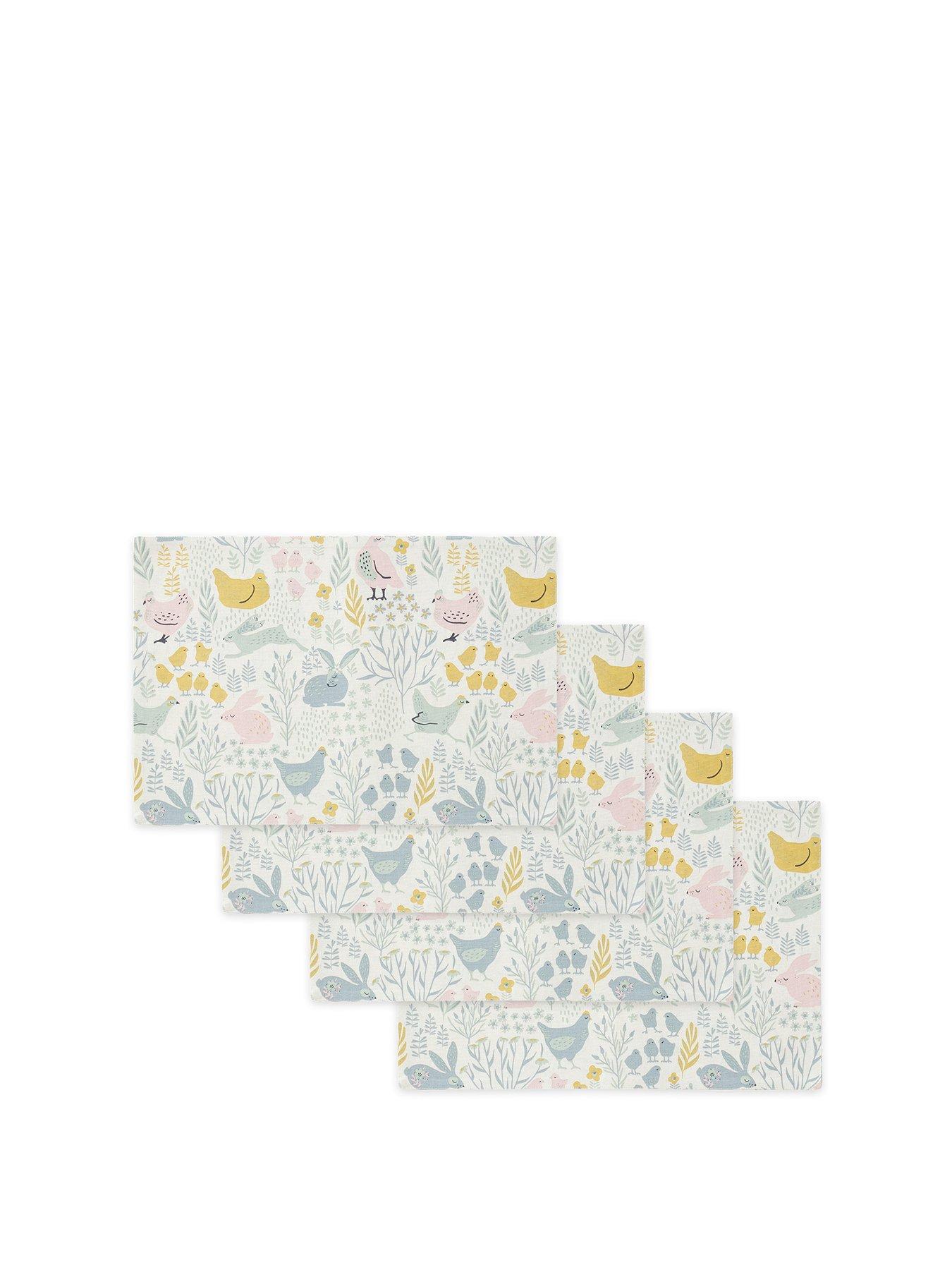 catherine-lansfield-cottage-friends-set-of-4-cotton-placematsstillFront