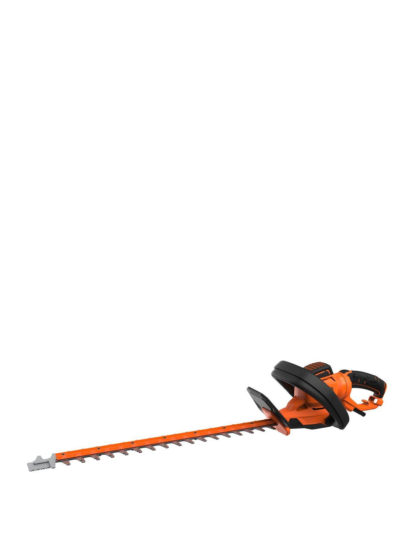 Black & Decker 650w 60cm Twist Hedge Trimmer, 25mm gap + Saw blade