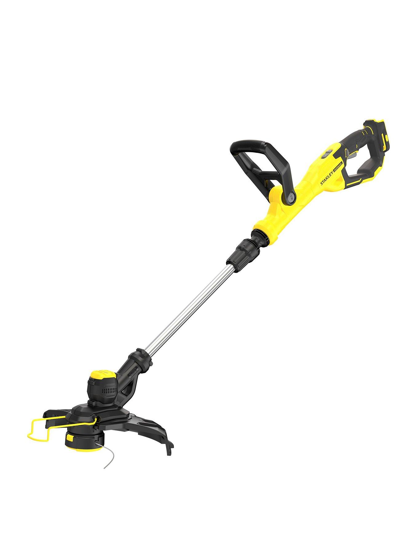 Image 1 of 7 of Stanley FatMax V20 33CM String Trimmer, 4.0Ah Batt, 2A Charger Brushed