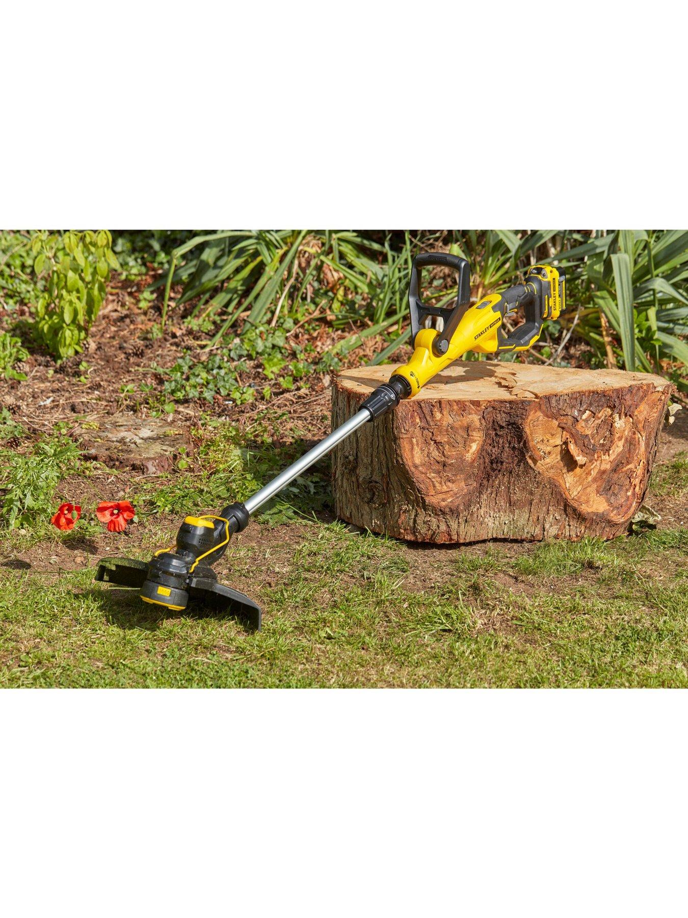 stanley-fatmax-v20-33cm-string-trimmer-40ah-batt-2a-charger-brushedstillFront