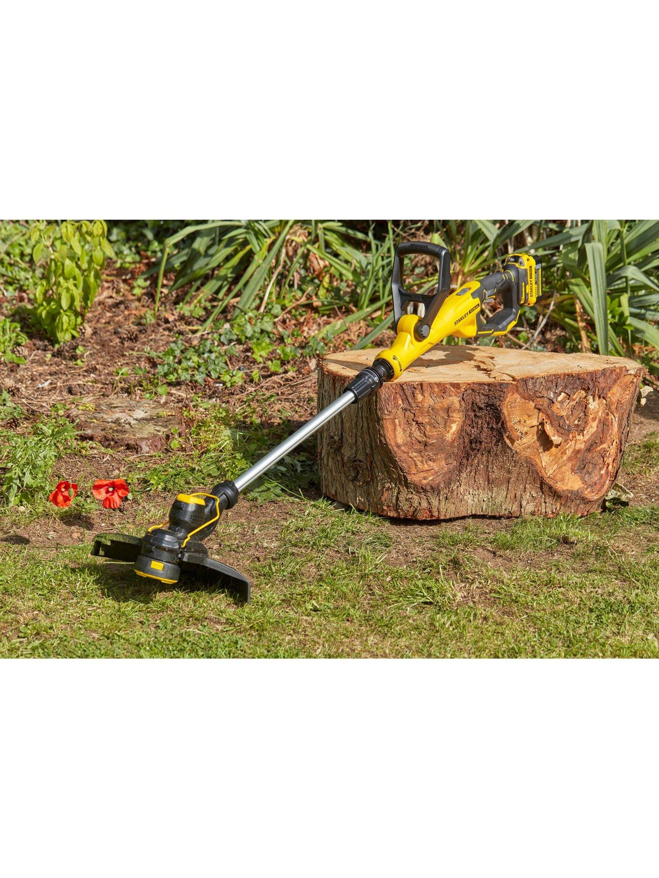 Image 2 of 7 of Stanley FatMax V20 33CM String Trimmer, 4.0Ah Batt, 2A Charger Brushed