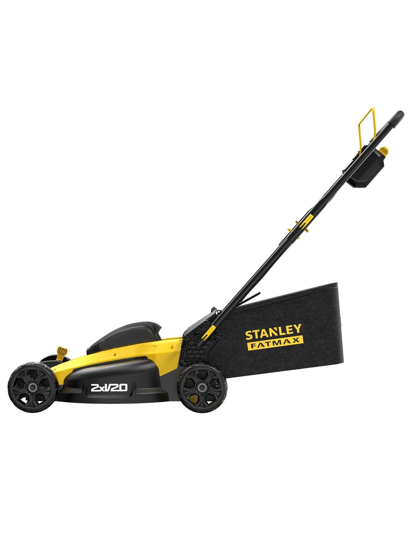 stanley-fatmax-v20-18vnbsp51cmnbspbrushlessnbspcordless-lawnnbspmower-2x-40ahstillFront